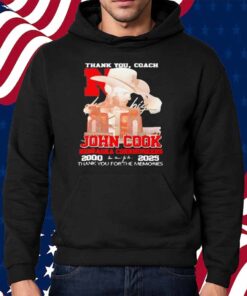 Thank You Coach John Cook Nebraska Cornhuskers 2000 2025 thank you for the memories signature Shirt