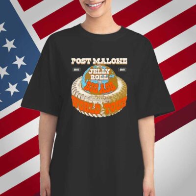 The Big Ass World Tour 2025 Post Malone with Jelly Roll the Big Ass World Tour T-Shirt