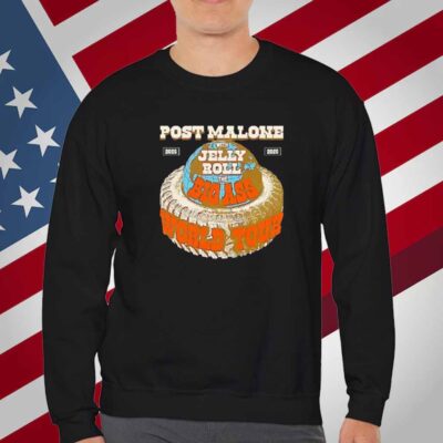 The Big Ass World Tour 2025 Post Malone with Jelly Roll the Big Ass World Tour T-Shirt