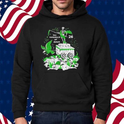 The Harbinger Of Doom Birds Philadelphia Eagles NFL 26 Skeleton Shirt