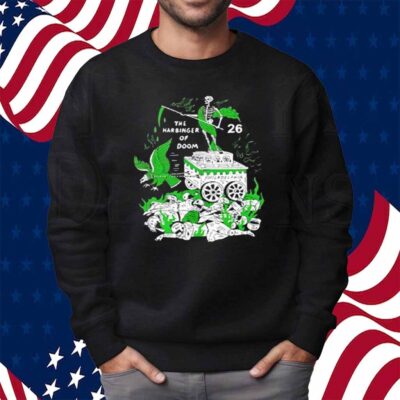 The Harbinger Of Doom Birds Philadelphia Eagles NFL 26 Skeleton Shirt