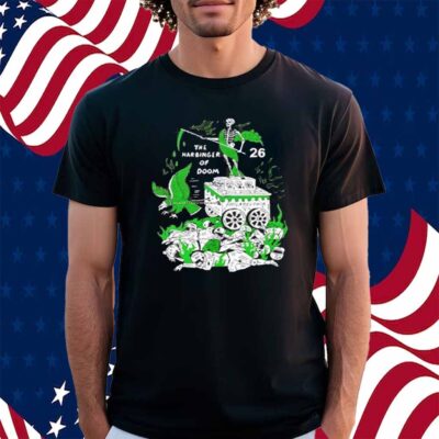 The Harbinger Of Doom Birds Philadelphia Eagles NFL 26 Skeleton Shirt