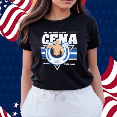 The last time is now John Cena Farewell Tour 2025 Indianapolis Shirt