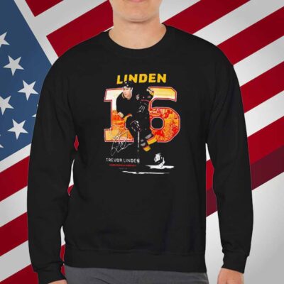 Trevor Linden 16 Vancouver Canucks Throwback T-Shirt