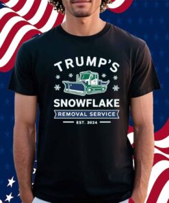 Trump 2024 Snowflake Removal Service Funny Trump Shirt