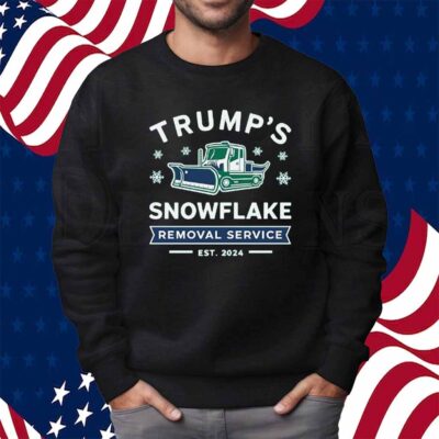 Trump 2024 Snowflake Removal Service Funny Trump Shirt