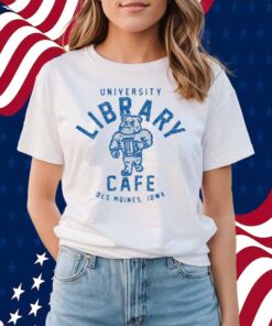 UNIVERSITY LIBRARY CAFE BULLDOG SHIRT
