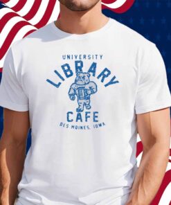 UNIVERSITY LIBRARY CAFE BULLDOG SHIRT