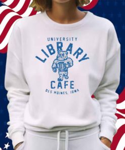 UNIVERSITY LIBRARY CAFE BULLDOG SHIRT