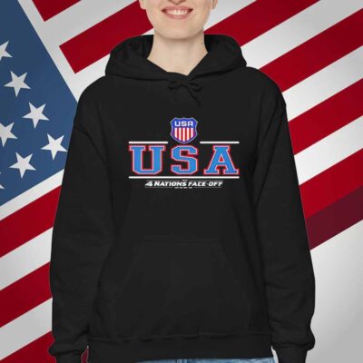 USA 4 Nations Face Off 2025 T-Shirt