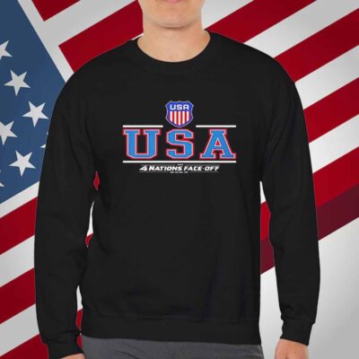 USA 4 Nations Face Off 2025 T-Shirt
