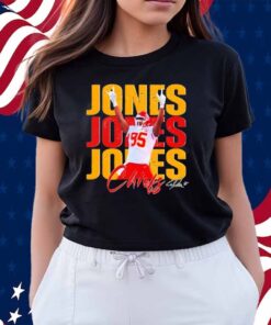 Vintage Chris Jones 95 Kansas City Chiefs Football Players Shirt
