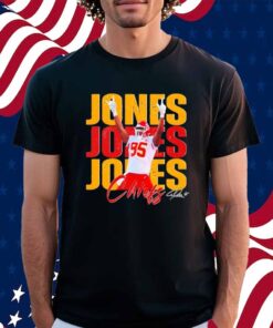Vintage Chris Jones 95 Kansas City Chiefs Football Players Shirt
