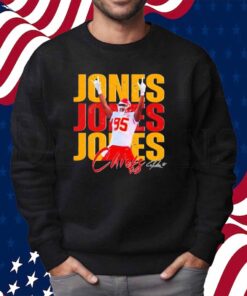 Vintage Chris Jones 95 Kansas City Chiefs Football Players Shirt