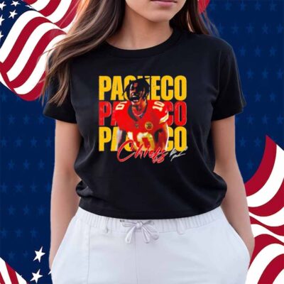 Vintage Isiah Pacheco 10 Kansas City Chiefs Football Players Shirt