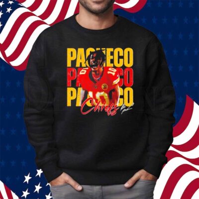 Vintage Isiah Pacheco 10 Kansas City Chiefs Football Players Shirt