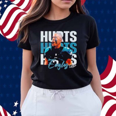 Vintage Jalen Hurts 1 Philadelphia Eagles Football Players Shirt
