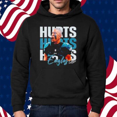 Vintage Jalen Hurts 1 Philadelphia Eagles Football Players Shirt