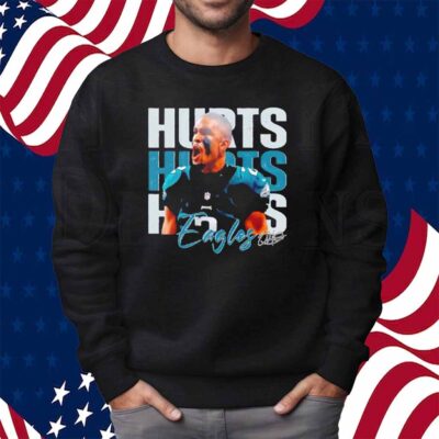 Vintage Jalen Hurts 1 Philadelphia Eagles Football Players Shirt