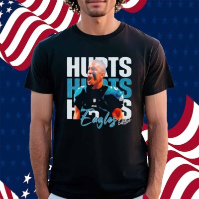 Vintage Jalen Hurts 1 Philadelphia Eagles Football Players Shirt