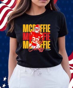 Vintage Trent Mcduffie 22 Kansas City Chiefs Football Players Shirt