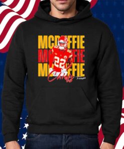 Vintage Trent Mcduffie 22 Kansas City Chiefs Football Players Shirt
