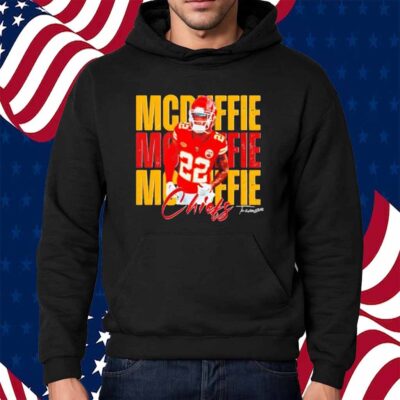 Vintage Trent Mcduffie 22 Kansas City Chiefs Football Players Shirt