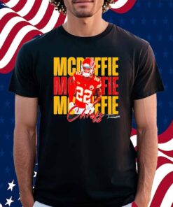 Vintage Trent Mcduffie 22 Kansas City Chiefs Football Players Shirt