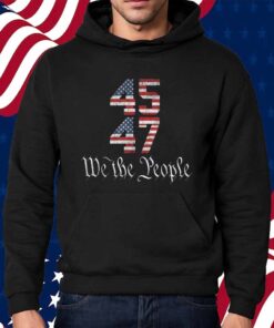 Vintage Trump 45-47 US Flag We The People Trump President Shirt