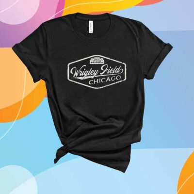 Vintage Wrigley Field 2025 Chicago Baseball T-Shirt
