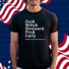 WASHINGTON HOCKEY AMPERSAND OVI & WILLY & STROMER & PRO & CARLY SHIRT