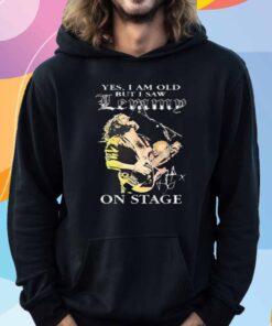 Yes I am old but I saw Lemmy on stage signature T-Shirt
