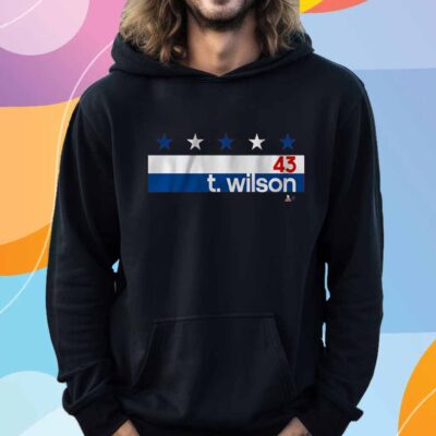 TOM WILSON NAME NUMBER STRIPE T-SHIRT