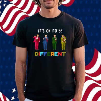 trump autism awareness it's ok to be different Shirt