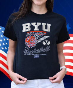 BYU Cougars Basketball Retro Swish Shirt