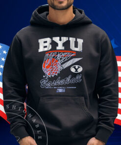 BYU Cougars Basketball Retro Swish Shirt