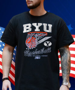 BYU Cougars Basketball Retro Swish Shirt