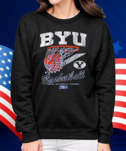 BYU Cougars Basketball Retro Swish Shirt