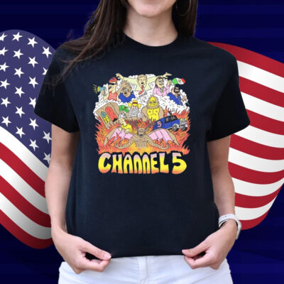 Channel5 Characters Black Shirt
