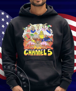 Channel5 Characters Black Shirt