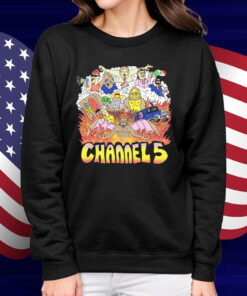 Channel5 Characters Black Shirt