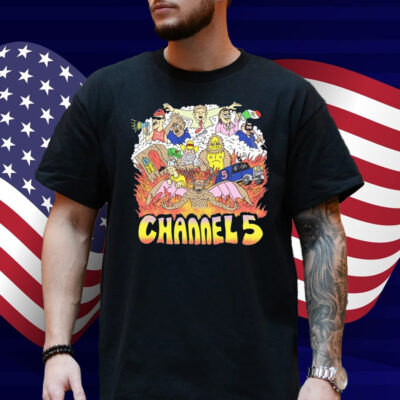 Channel5 Characters Black Shirt