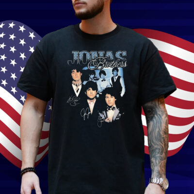 Jonas Brothers Signatures Photo Shirt