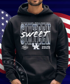 Kentucky Wildcats 2025 Ncaa Men’s Basketball Tournament March Madness Sweet 16 T-shirt