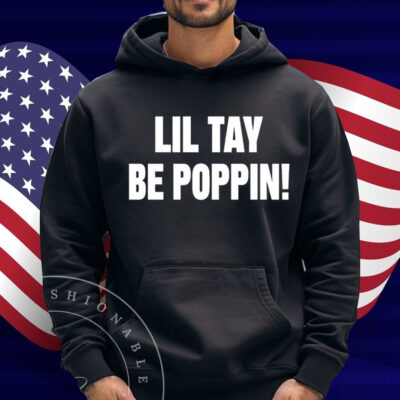 Lil Tay Wearing Lil Tay Be Poppin Shirt