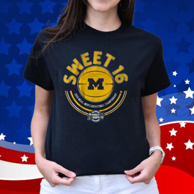 Michigan Wolverines Basketball '25 Sweet 16 Shirt
