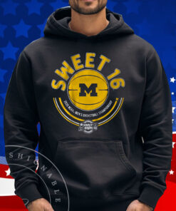 Michigan Wolverines Basketball '25 Sweet 16 Shirt