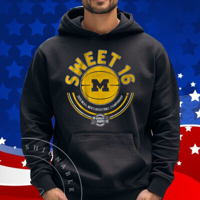 Michigan Wolverines Basketball '25 Sweet 16 Shirt