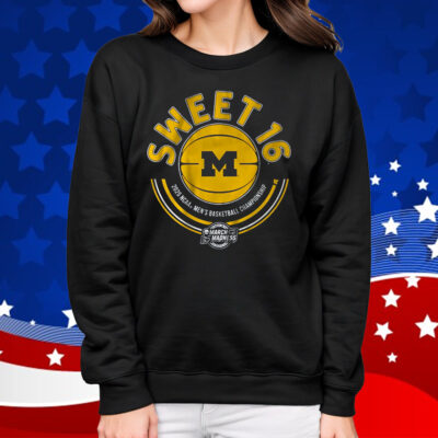 Michigan Wolverines Basketball '25 Sweet 16 Shirt
