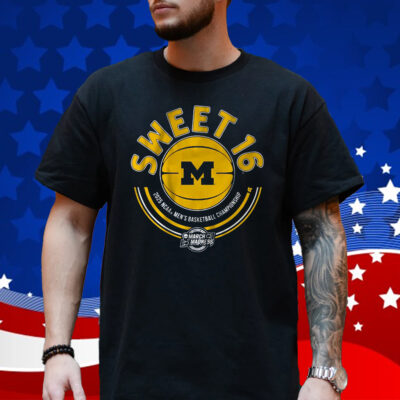 Michigan Wolverines Basketball '25 Sweet 16 Shirt
